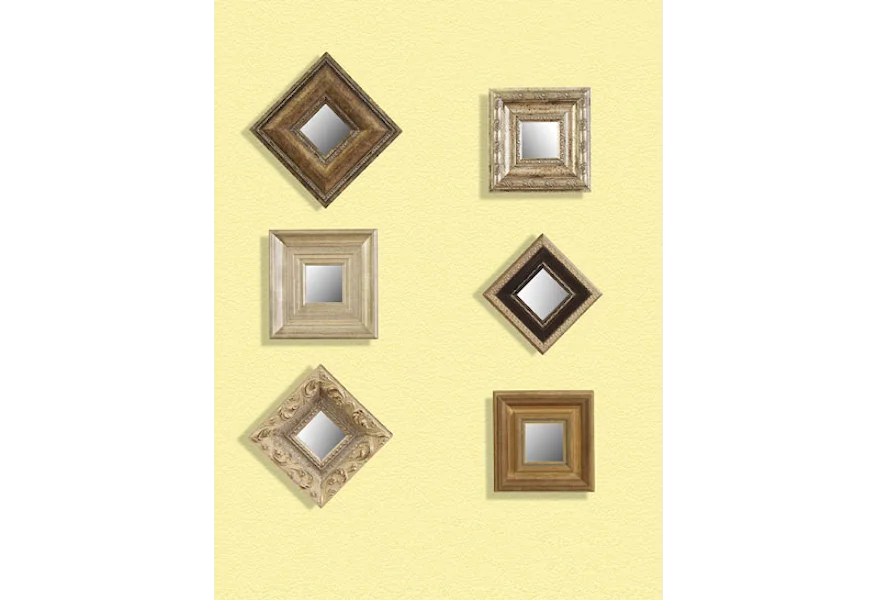 Old World Mini Mirrors by Bassett Mirror at Esprit Decor Home Furnishings